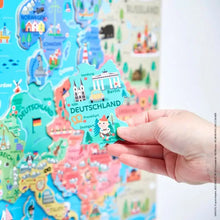Lade das Bild in den Galerie-Viewer, Magnetische Europakarte, Deutsche Ausgabe
