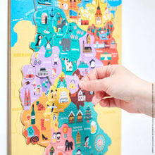 Lade das Bild in den Galerie-Viewer, Magnetische Deutschlandkarte, Deutsche Ausgabe
