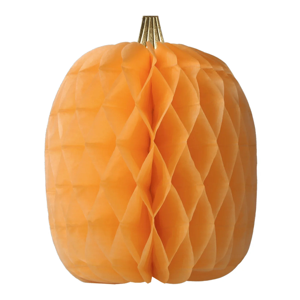 Honeycomb Pumpkins, Halloween Deco
