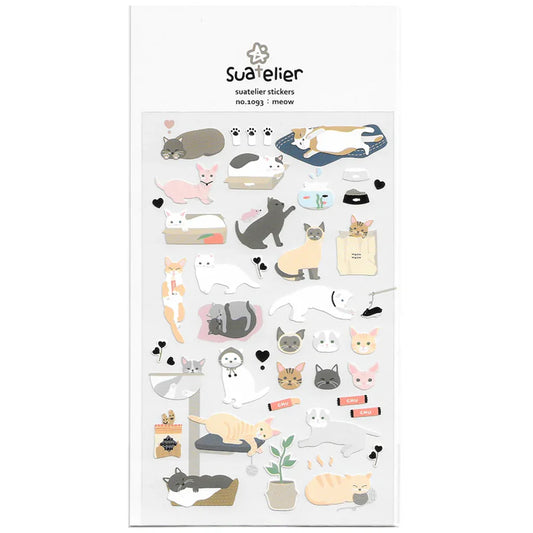 Kawaii Sticker, Miau