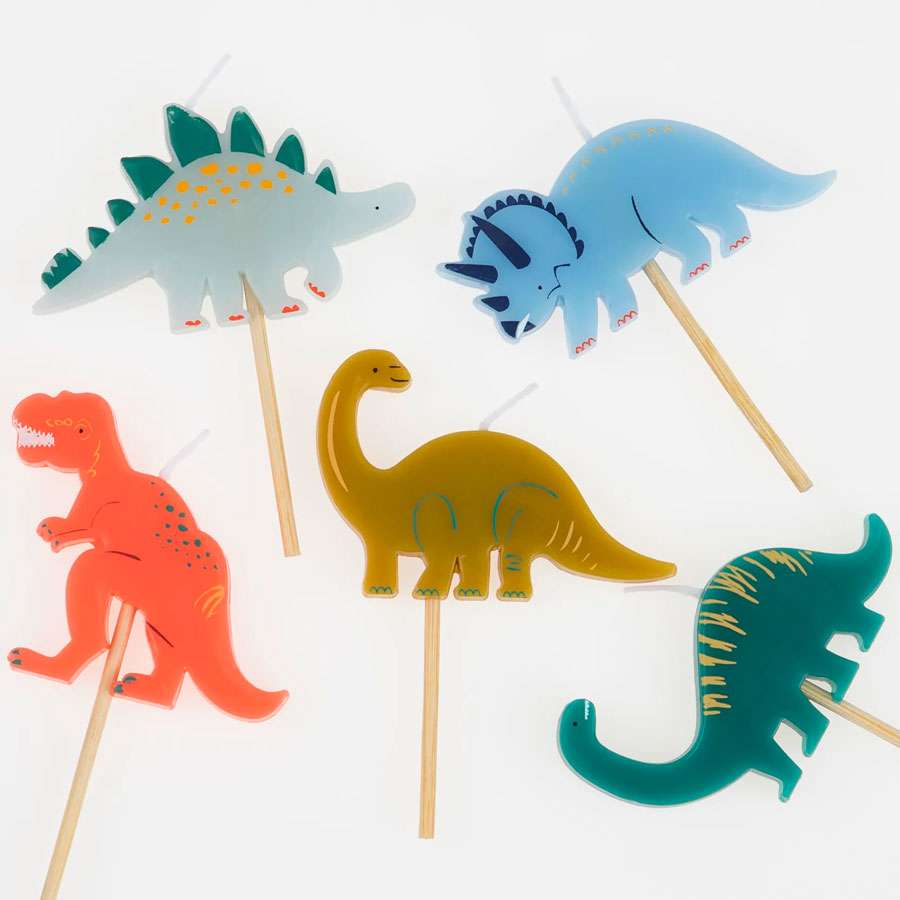 Kerzen, Dinosaurier
