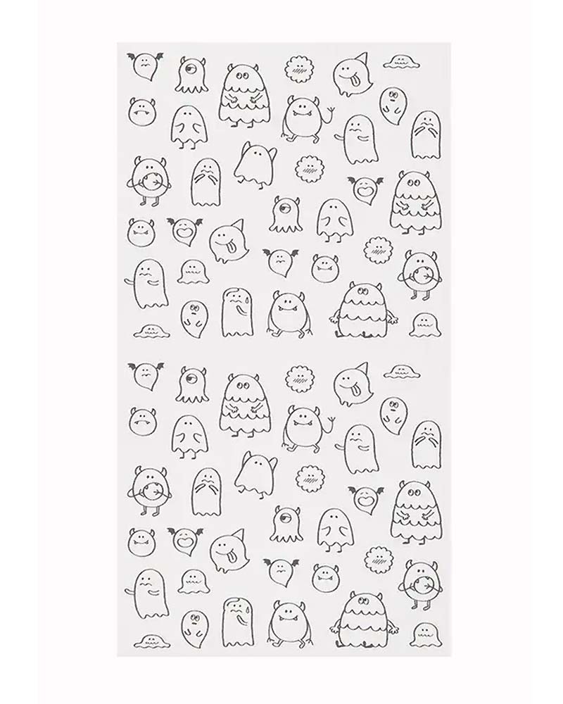 Japanese Stickers, Monsters