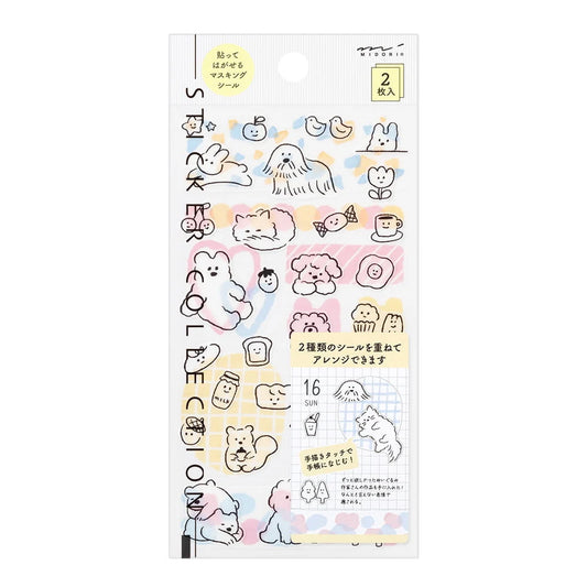 Japanese Stickers, Cute Motif