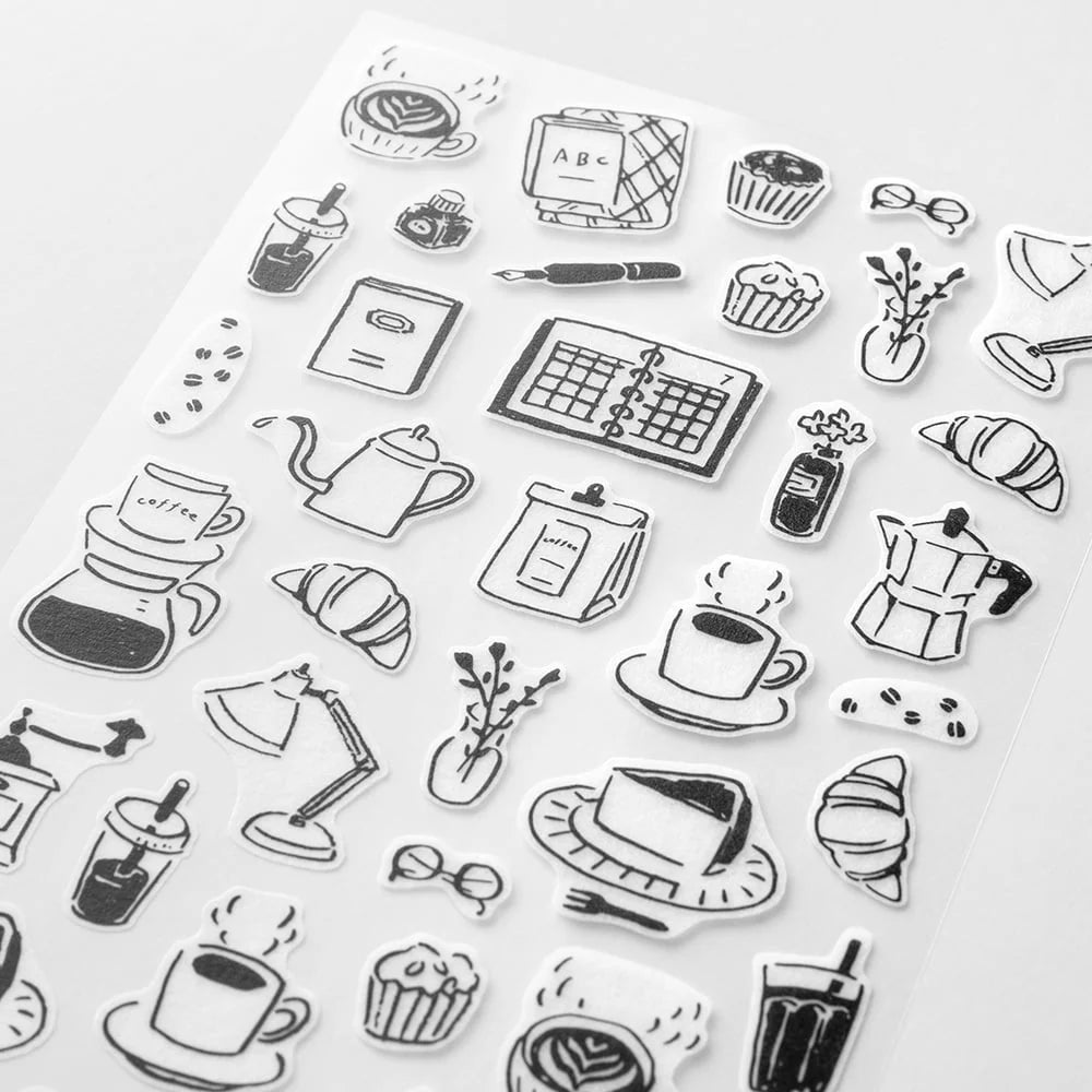 Japanische Sticker, Café
