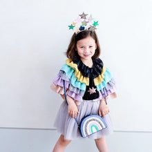 Load image into Gallery viewer, Rainbow Ruffle Cape
