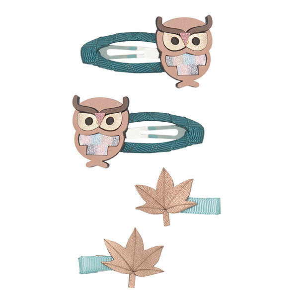 Hair Clips ''Oscar Owl Clips''