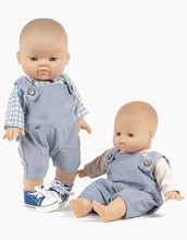 Load image into Gallery viewer, Baby Doll Dungarees and T Shirt Set &#39;&#39;Blue&#39;&#39;
