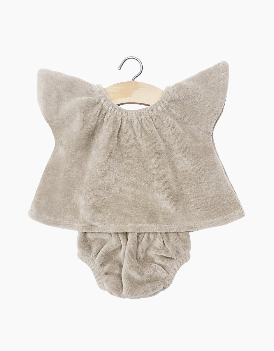 Doll top and Charlotte briefs ‘‘Grey Pearl‘‘