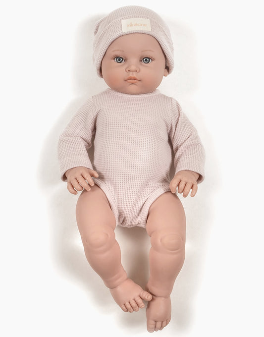 Minikane Bambinis Doll Clothing ''Body & Hat'' Petal 47cm