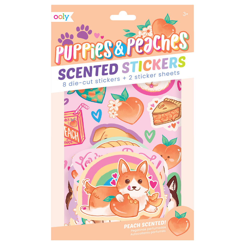 Scented Stickers ''Puppies and Peaches''