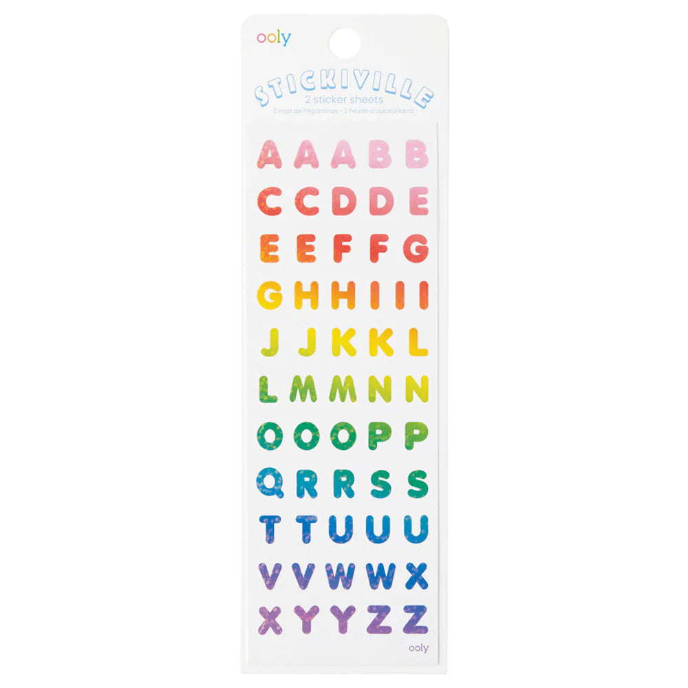 Sticker Set ''Rainbow Letters''