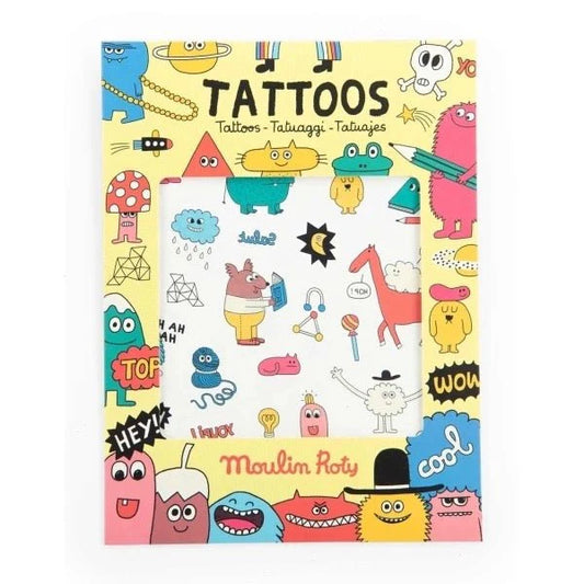 Temporäres Tattoo-Set, Les Schmouks