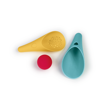 Load image into Gallery viewer, 3-in-1 Shovel, Sifter &amp; Ball, Cuppi Banana Blue
