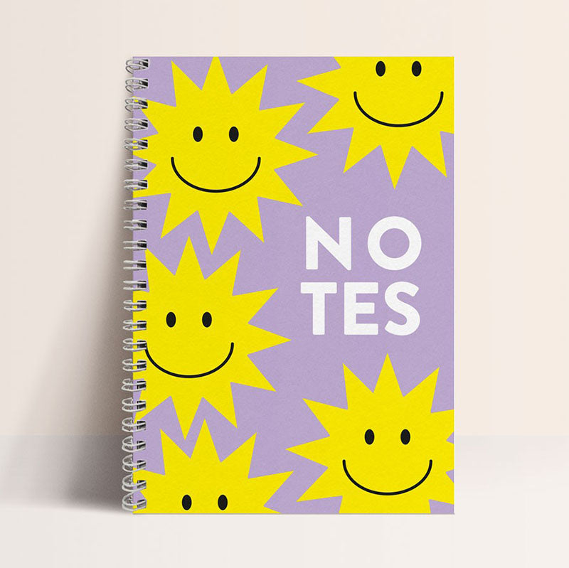 Notizbuch, Glückliche Sonne