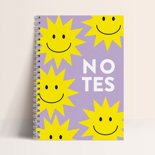 Notizbuch, Glückliche Sonne