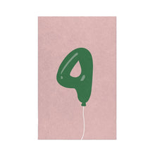 Load image into Gallery viewer, Balloon Number Postcard, Various
