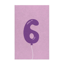 Load image into Gallery viewer, Balloon Number Postcard, Various

