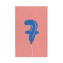 Load image into Gallery viewer, Balloon Number Postcard, Various
