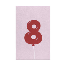 Load image into Gallery viewer, Balloon Number Postcard, Various
