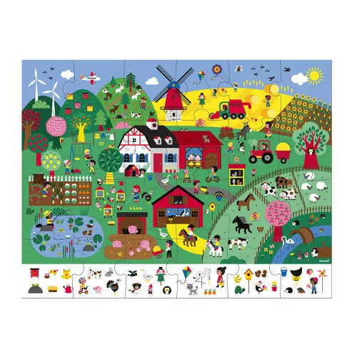 24-teiliges Puzzle „Farm“