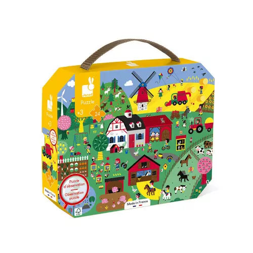 24-teiliges Puzzle „Farm“