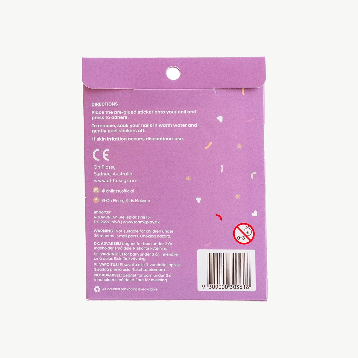Oh Flossy Nail Stickers ''Magic Garden''