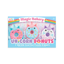 Load image into Gallery viewer, Vanilla Scented Erasers &#39;&#39;Unicorn Donuts&#39;&#39;
