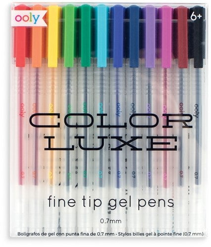 Fine Gel Tip Pens ''Color Luxe''