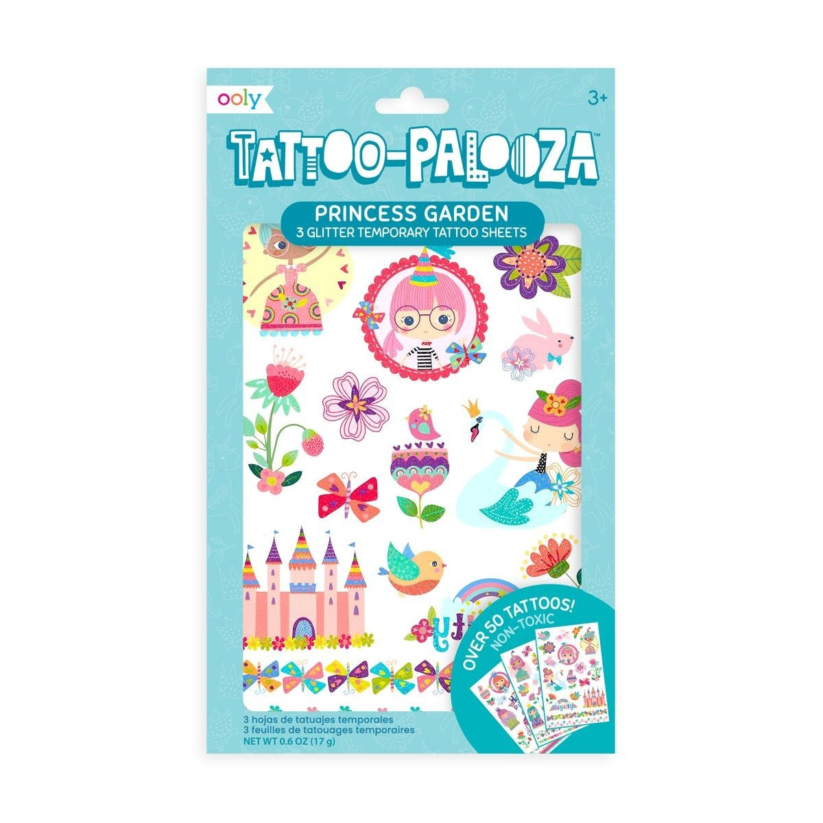 Temporäre Tattoos ''Prinzessinnengarten''