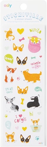 Sticker-Set ''Corgi''