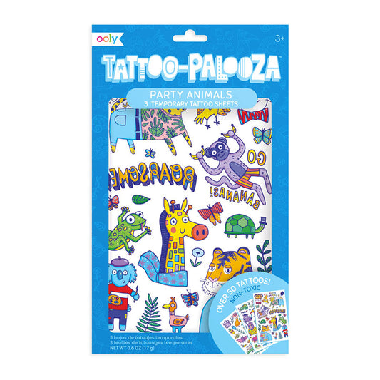 Temporäre Tattoos „Party Animals“