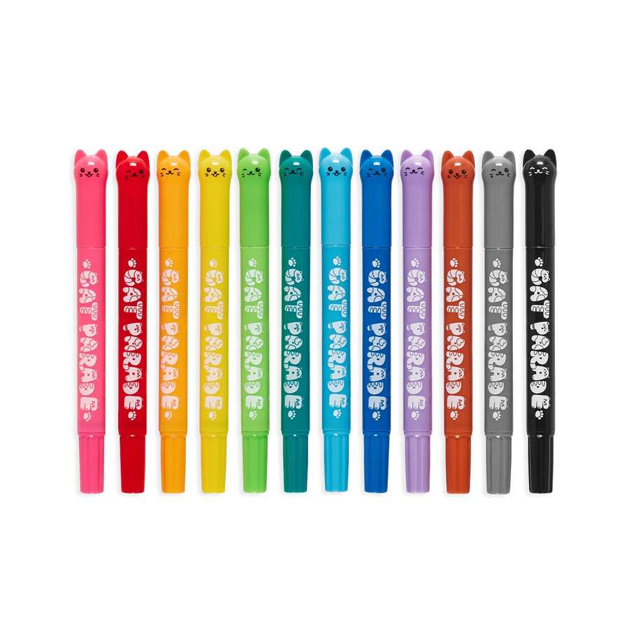 Cat Parade Gel Pens, Set of 12