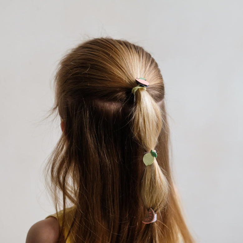 Mini-Haarbänder, Pfirsich-Zitrus
