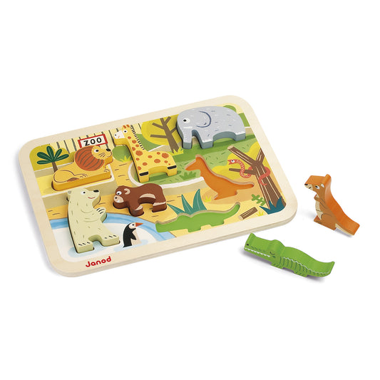 Chunky Wooden Puzzle, Zoo