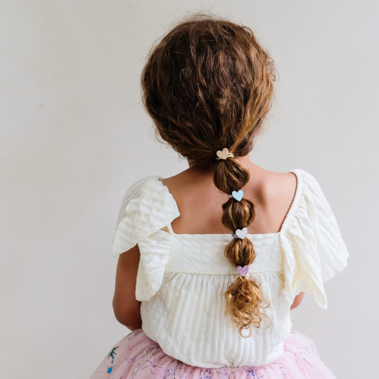 Mini-Haargummis, Kleines Herz