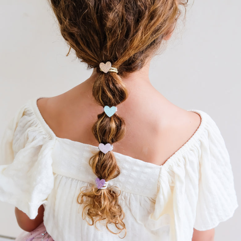 Mini-Haargummis, Kleines Herz