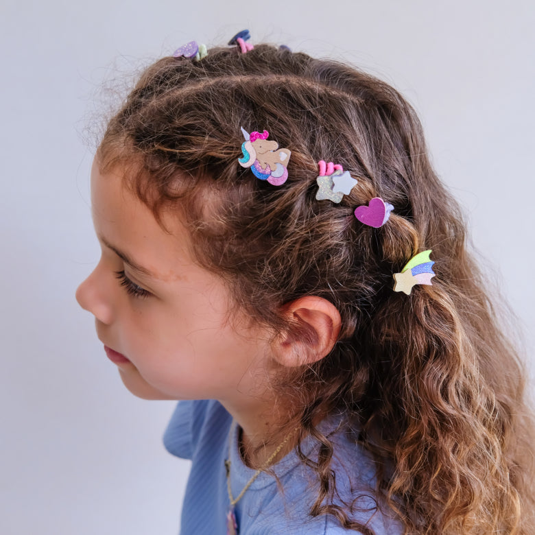 Mini Hair Bands, Unicornland
