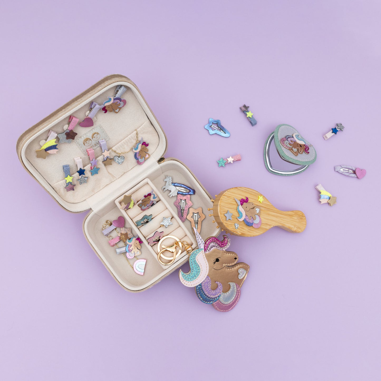 Mini Hair Clips, Unicornland