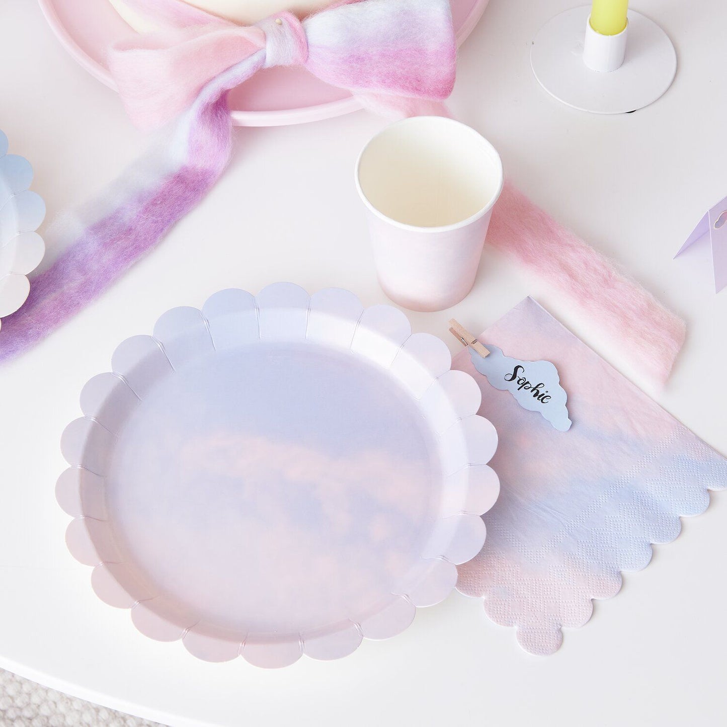 Paper Party Cups ''The Sky is the Limit'', Set of 8