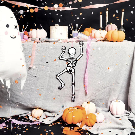 Halloween-Dekoration „Hängendes Skelett“, klein