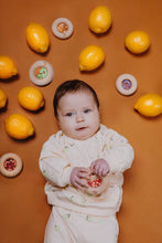 Load image into Gallery viewer, Sensory Donut Rattle, Lemons
