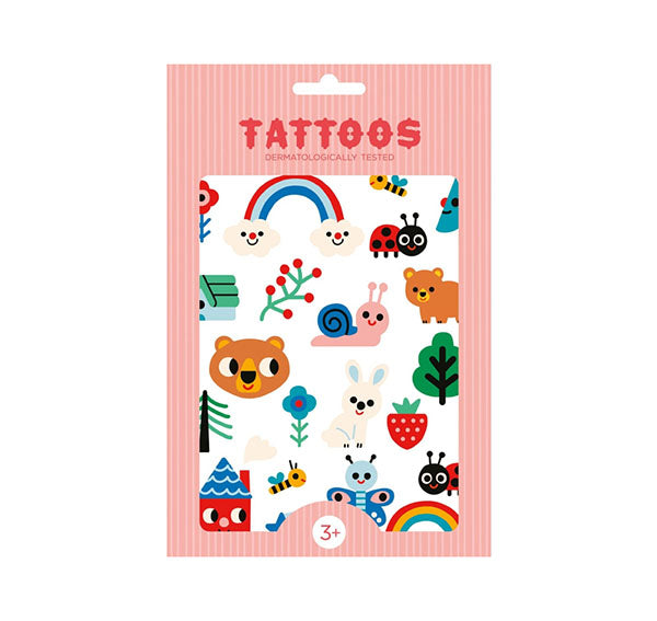 Temporary Tattoos ''Nature Friends''