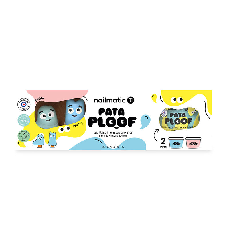 Bath & Shower Dough Set ''Plataploof'' Blue / Pink