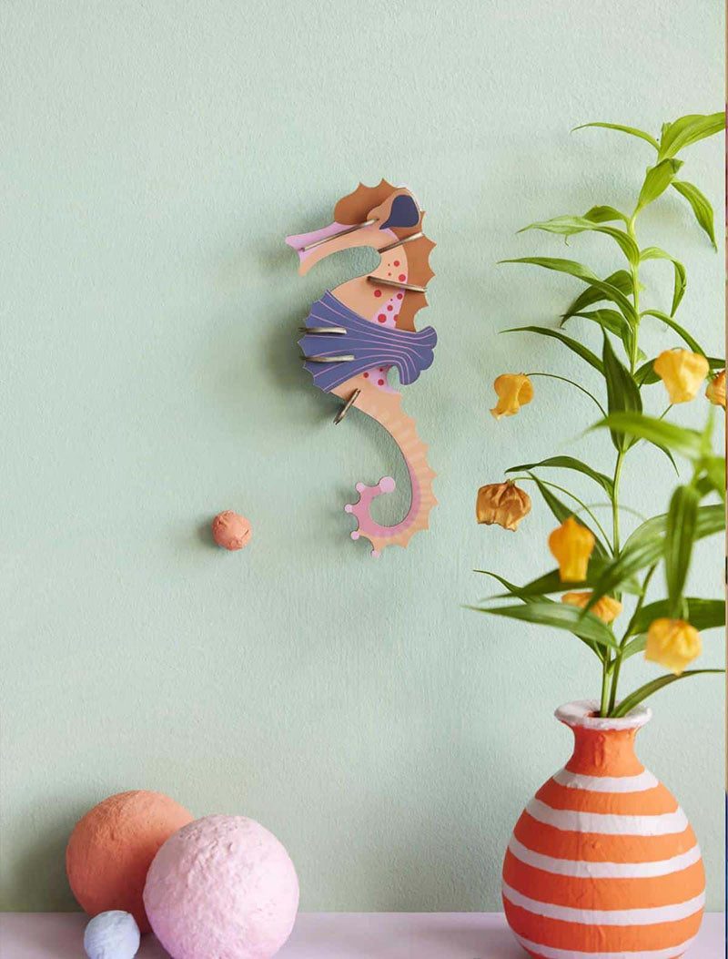 Studio Roof, Pink Seahorse Decoration