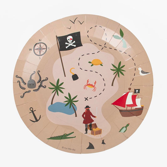 Pappteller ''Piraten''
