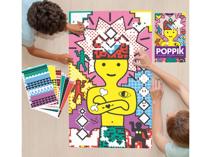Poppik Sticker Poster, Pop Art