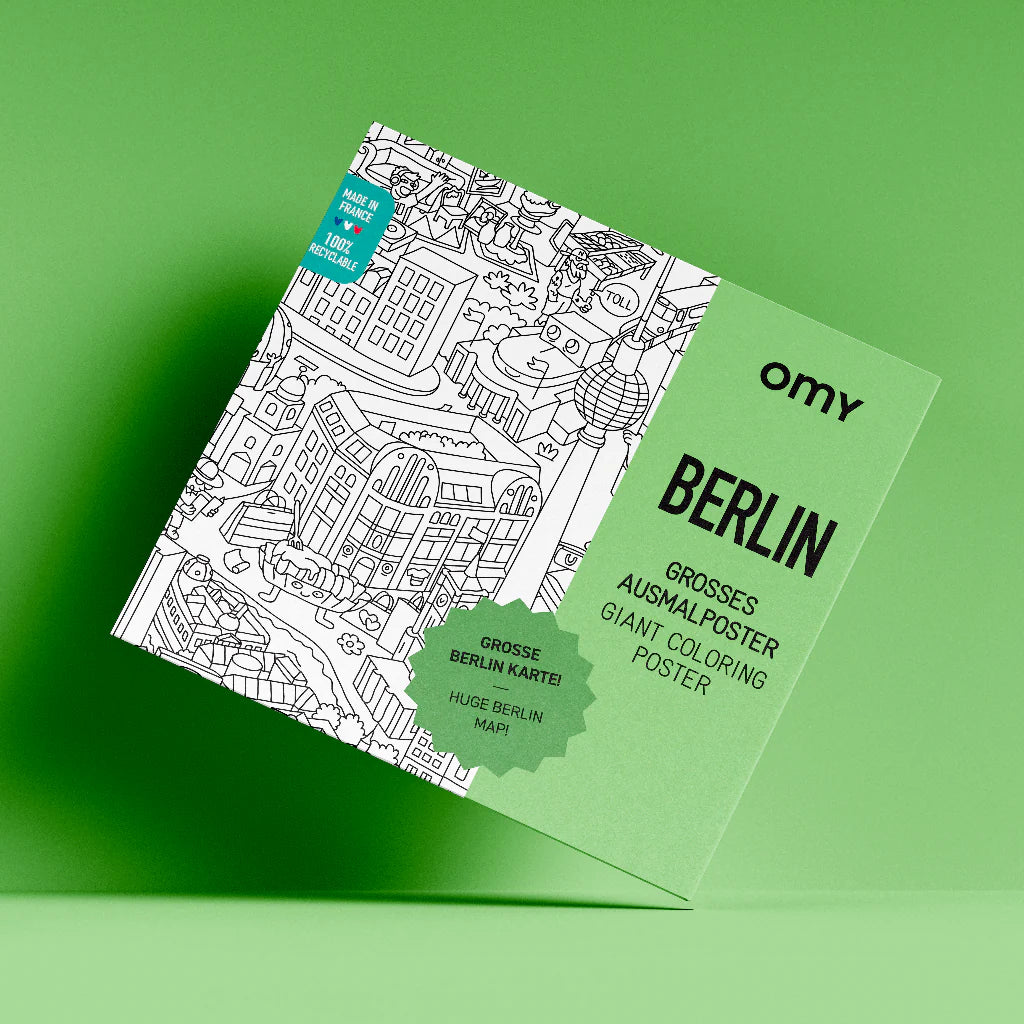 OMY Giant Colouring Poster 70 x 100, Berlin