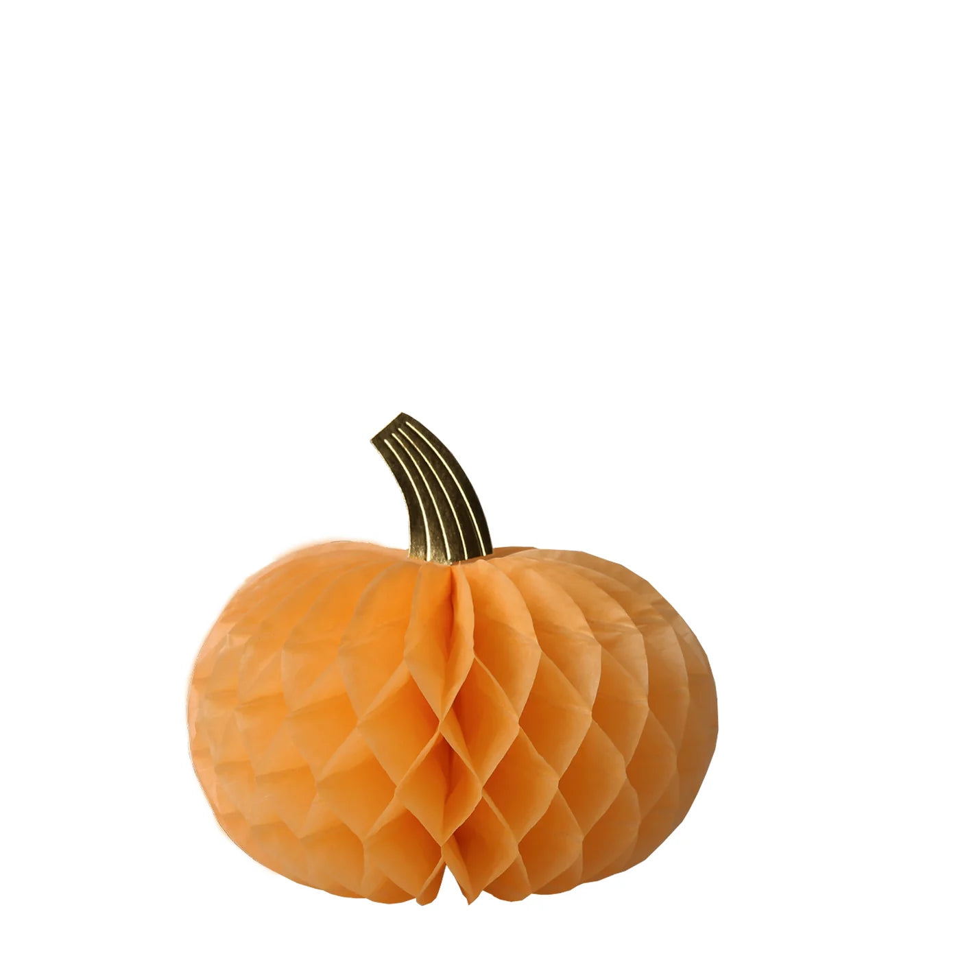 Honeycomb Pumpkins, Halloween Deco