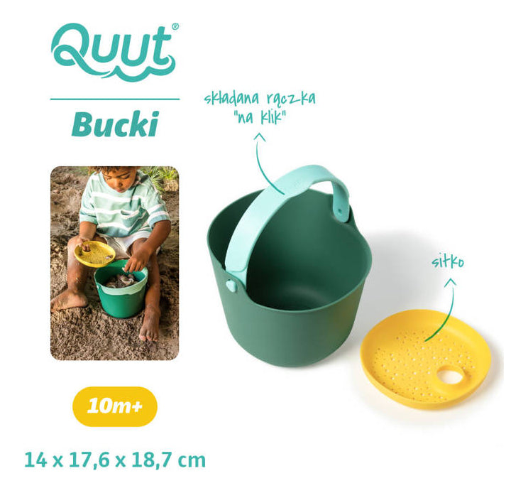 Eimer-Set, Bucki Garten Grün