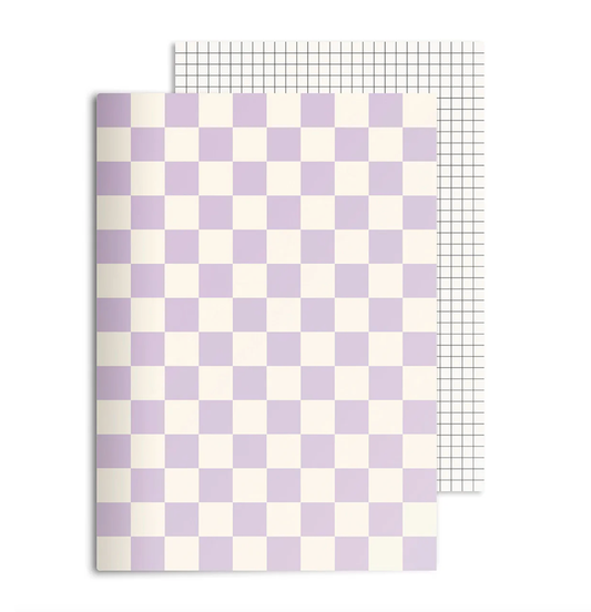 Notizbuch ''Checkered Lilac''